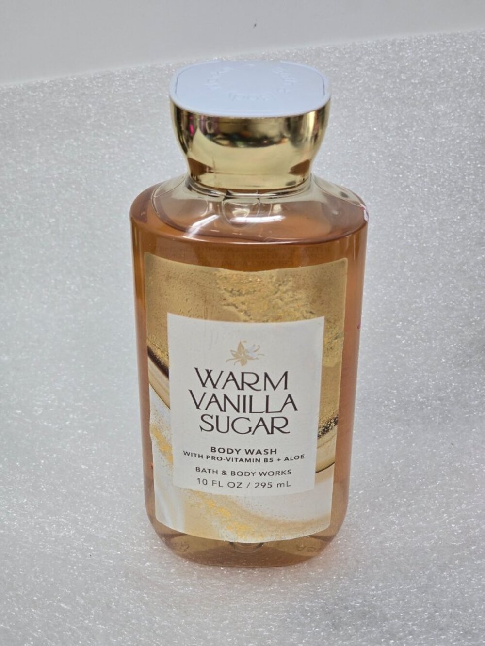 Bath & Body Works Warm Vanilla Sugar Body Wash 10 Oz With Pro-Vitamin B5 & Aloe